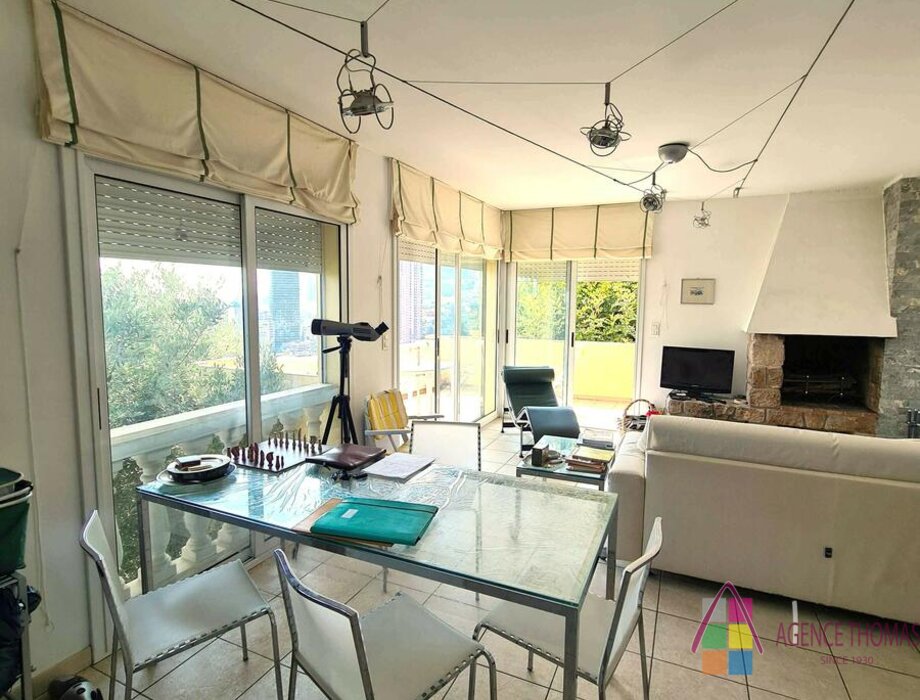 One bedroom apartment with terrace and garden, panoramic view of the Sea & Monaco